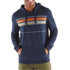 PrAna Men’s Setu Striped Yoga Hoodie Sz M